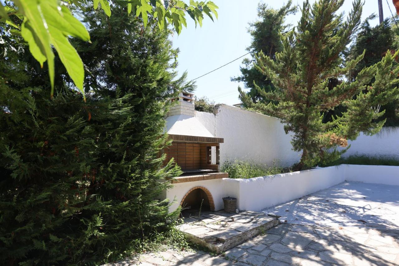 Villa Delta - 5 Bdrms, 2 Min Walk To Mamalouka, Blue Carpet Pefkochori Exterior foto